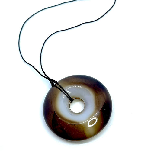 Agate Donut Necklace