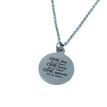 Load image into Gallery viewer, One at a Time Double-Sided Charm Necklace (Stainless Steel)