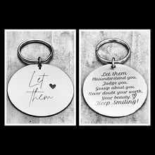 Load image into Gallery viewer, “Let Them” Double-Sided Keychain