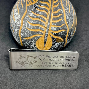 Papa's Heart Money Clip