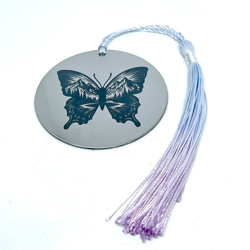 Mountain Butterfly Bookmark (Choose Your Tassel)