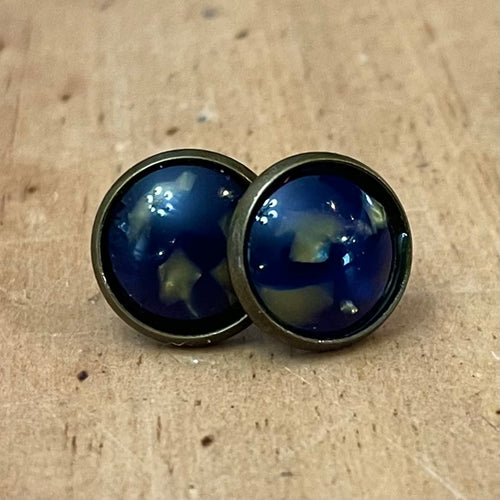 12mm Coastal Studs (Antique Bronze)