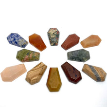 Load image into Gallery viewer, Set of 5 Gemstone Pocket Coffins - Random Selection