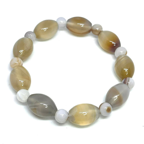 Apple Cider Agate Bracelet