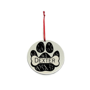 Personalized Dog Christmas Ornament