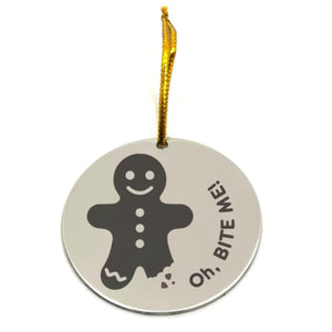 "Oh Bite Me!" Gingerbread Man Ornament