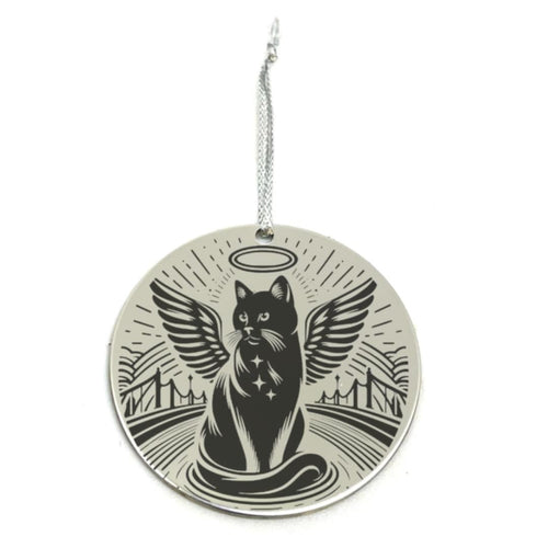 Angel Cat Christmas Ornament