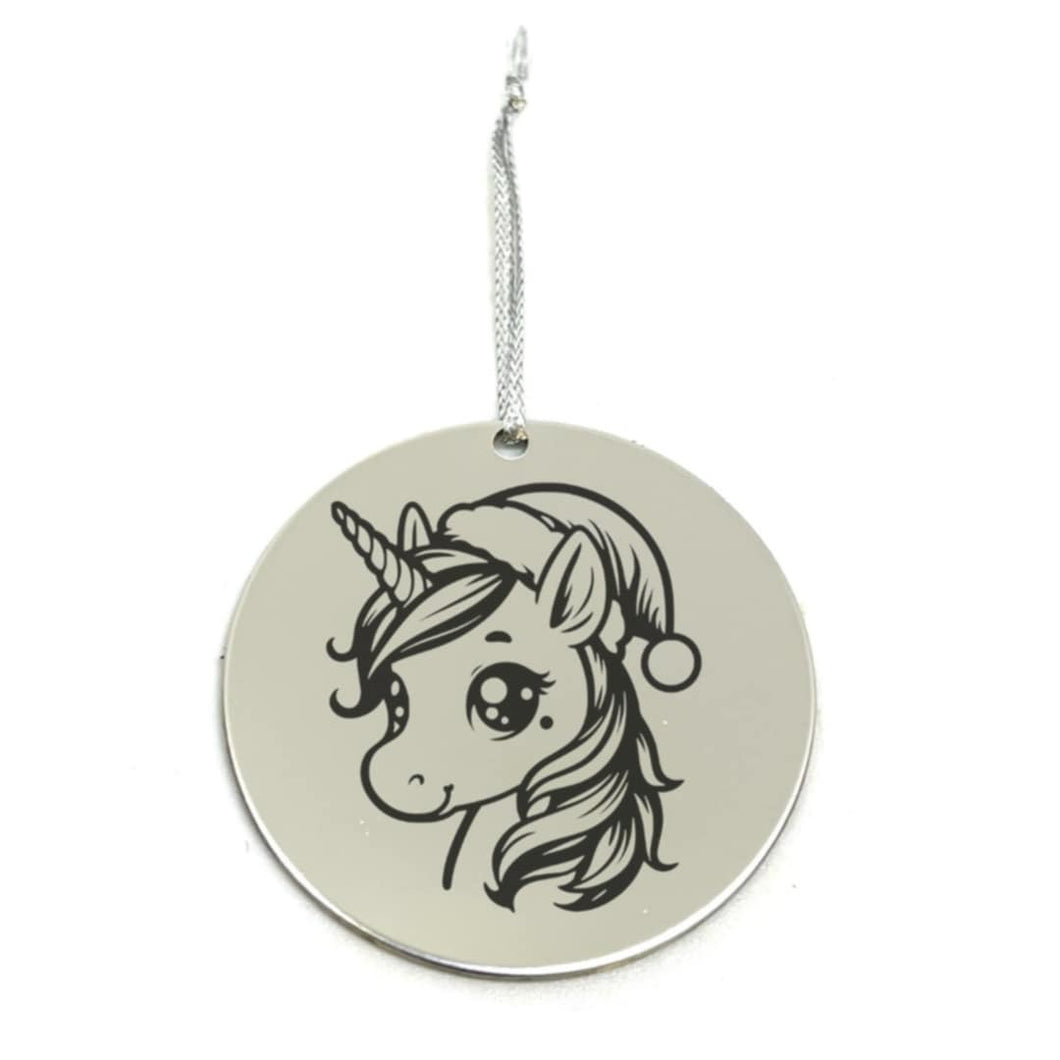 Christmas Unicorn Ornament