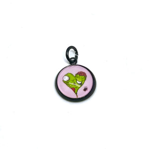 Zombie Valentine Charm