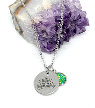 Load image into Gallery viewer, &quot;I&#39;m a Teacher, What&#39;s Your Superpower?&quot; 3-in-1 Necklace (Stainless Steel)