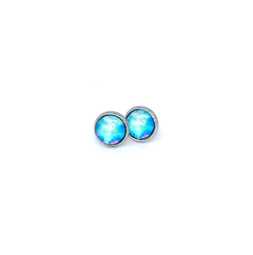 8mm Valentina Galaxy Studs (Stainless Steel)