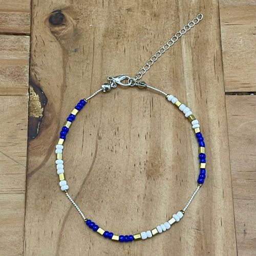 Astra Anklet in Royal Blue