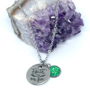 Load image into Gallery viewer, “Faith over Fear” 3-in-1 Necklace (Stainless Steel)