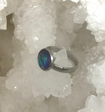 Load image into Gallery viewer, 10mm Aurora Borealis Ring (Stainless Steel)