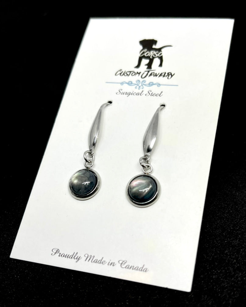 8mm Aurora Drop Earrings (Surgical Steel)