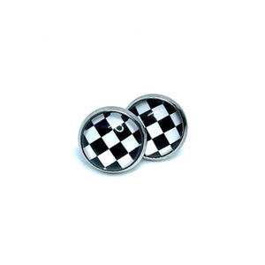 12mm Checkered Studs