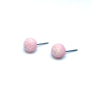 6mm Cotton Candy Crystal Ball Studs