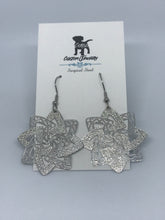 Load image into Gallery viewer, Snowflake Drop Earrings (Surgical Steel)