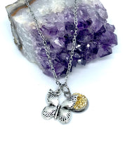 Load image into Gallery viewer, Fluttering Butterfly 3-in-1 Necklace (Stainless Steel)