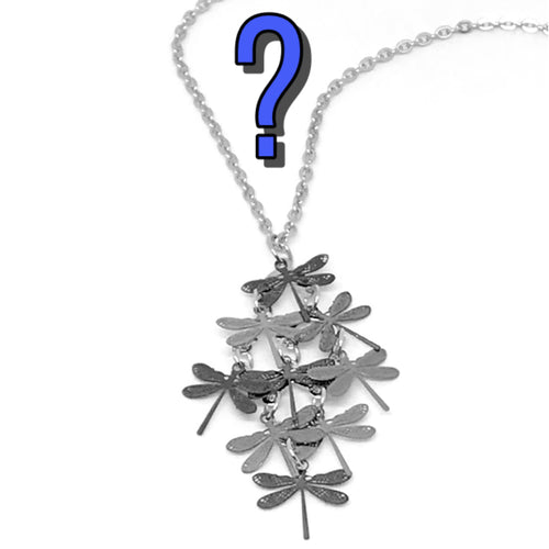 Mystery Dragonfly Flight Necklace (Stainless Steel)