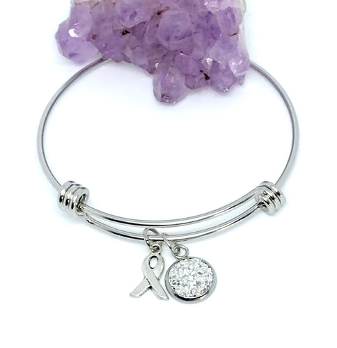 Brain Cancer Research Bracelet (Stainless Steel)