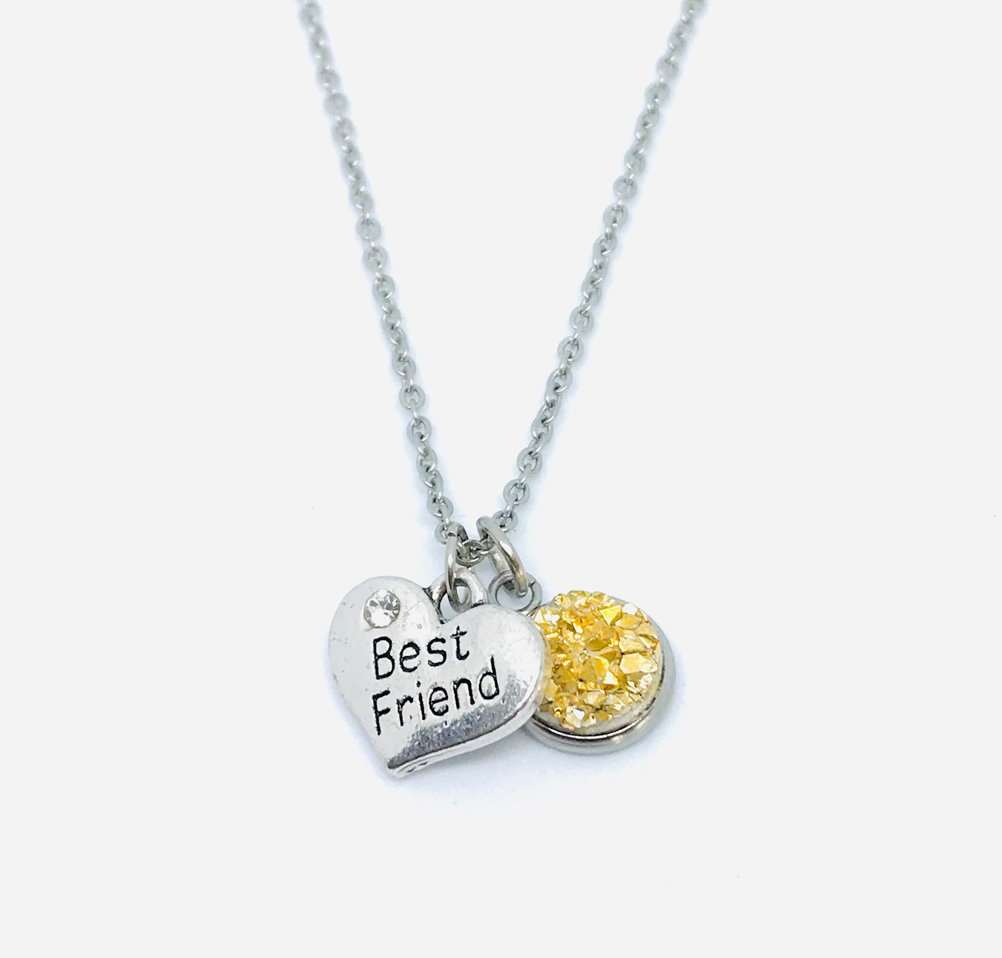 New Claire's Girls Best Friends Necklace 2 piece Hearts Pancakes  Valentine's day | eBay
