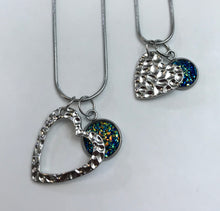 Load image into Gallery viewer, “One Love, One Heart” Mother-Daughter Necklace Set (Stainless Steel)
