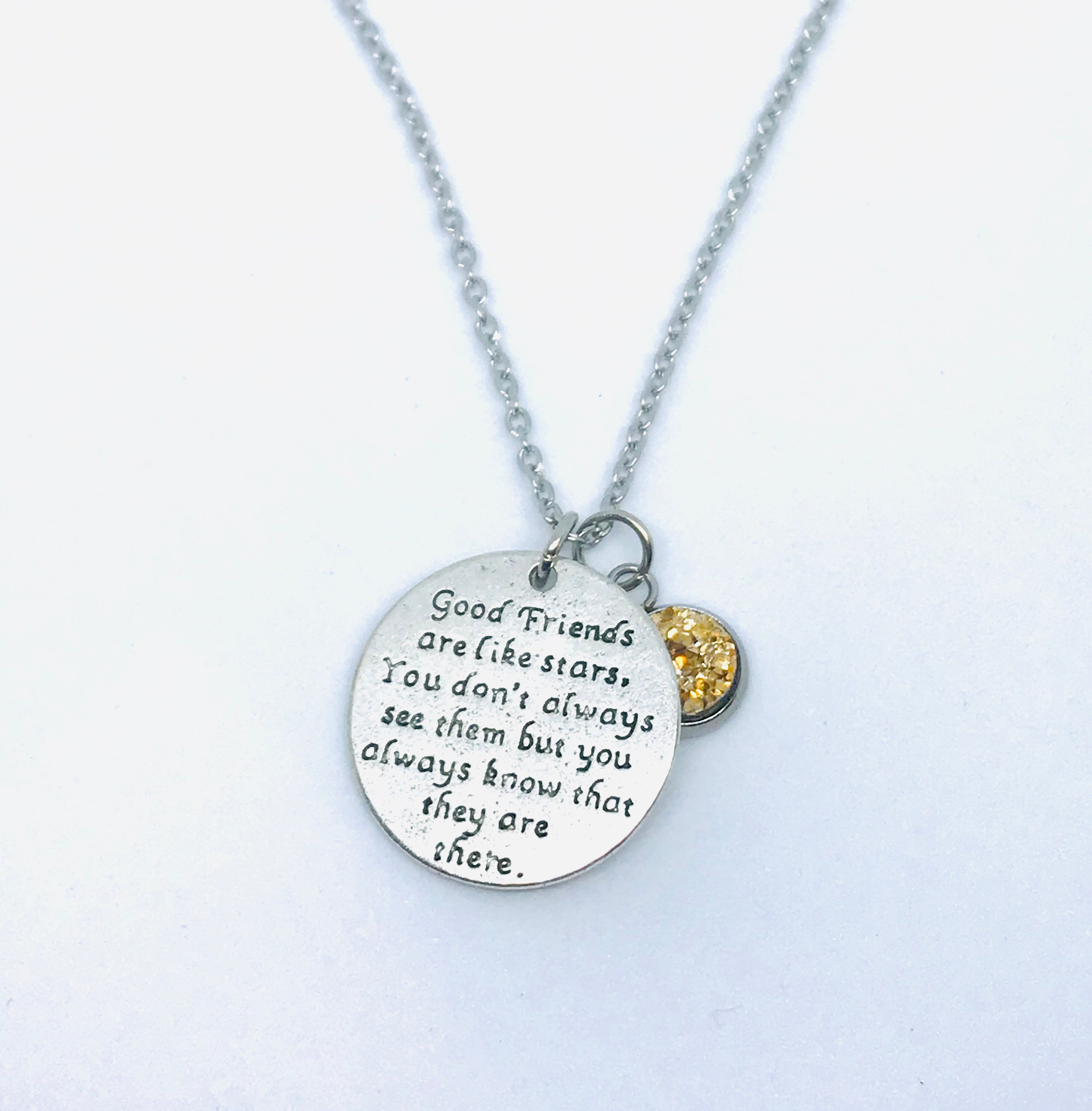 Friends are like stars on sale necklace