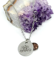 Load image into Gallery viewer, &quot;I&#39;m a Teacher, What&#39;s Your Superpower?&quot; 3-in-1 Necklace (Stainless Steel)