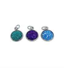 Load image into Gallery viewer, 12mm Shimmer Druzy Charm Set