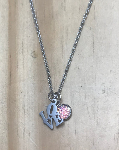 LOVE Necklace (Stainless Steel)