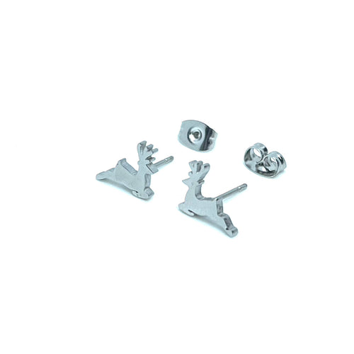 Rudolph Studs (Silver Stainless Steel)