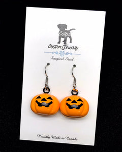 Jingle Jack O'Lantern Drop Earrings