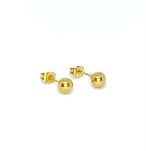 Double Mixed Set of 6mm Minimalist Ball Studs (Stainless Steel)
