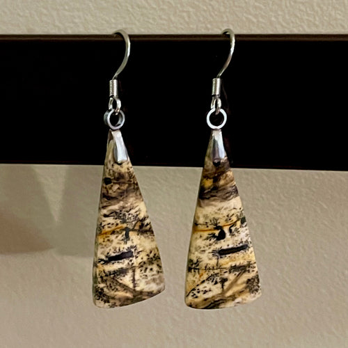 Chohua Jasper Drop Earrings (Surgical Steel)