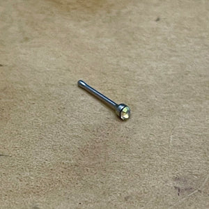 Iridescent Crystal Nose Stud (Surgical Steel)