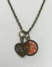 Load image into Gallery viewer, Filigree Heart Necklace (Antique Bronze)
