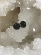 Load image into Gallery viewer, 8mm Black Druzy Studs