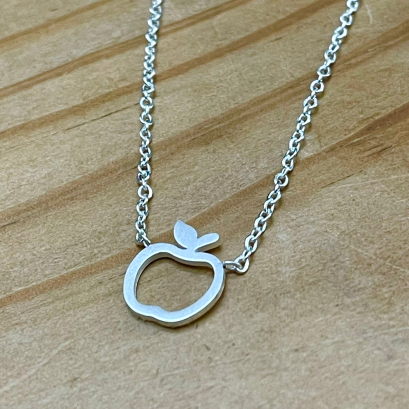 Apple Necklace (Stainless Steel)
