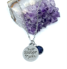 Load image into Gallery viewer, &quot;Best Sister Ever&quot; 3-in-1 Necklace (Stainless Steel)