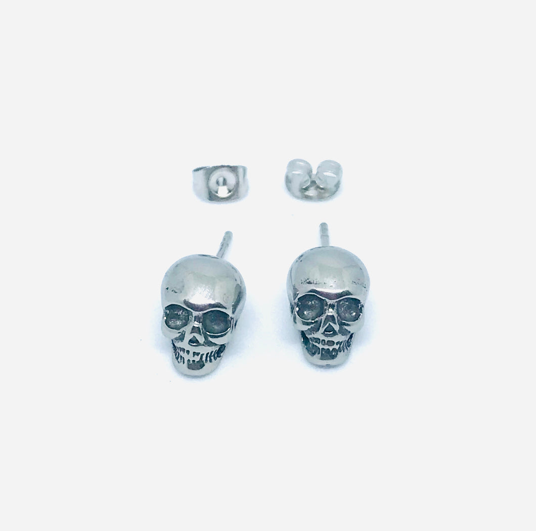 3D Skull Studs (Titanium Steel)