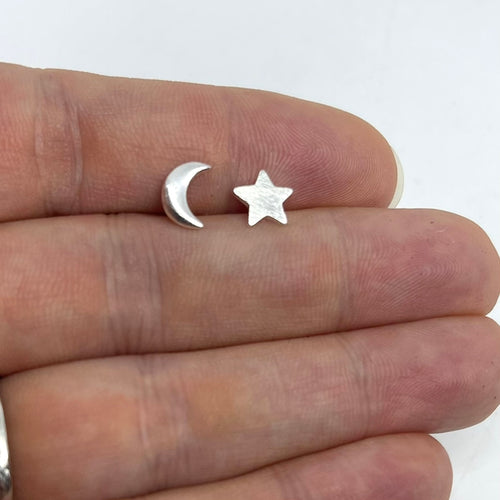 Love You to the Moon and Back Studs (Sterling Silver)
