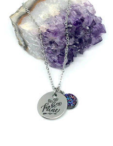 “Be Mine” 3-in-1 Necklace (Stainless Steel)