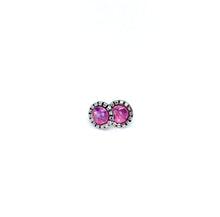 Load image into Gallery viewer, 6mm Purple Faux Opal Studs