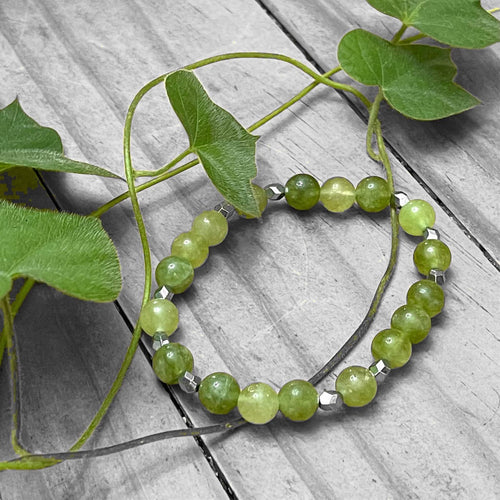 8mm Peridot Bracelet