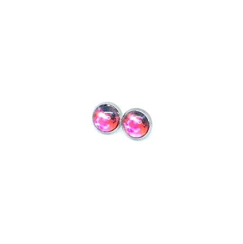 8mm Sally Galaxy Studs (Stainless Steel)