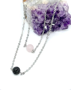 Loving Layered Diffuser Necklace (Stainless Steel)