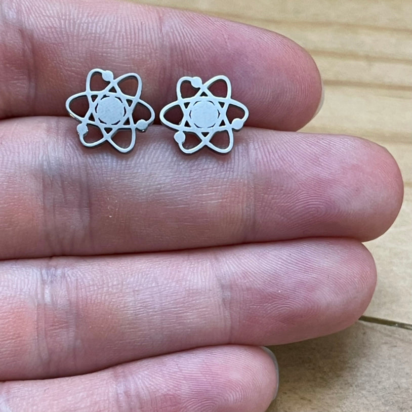 Molecule Studs (Stainless Steel)