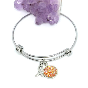 Leukaemia and Kidney Cancer Research Bracelet (Stainless Steel)