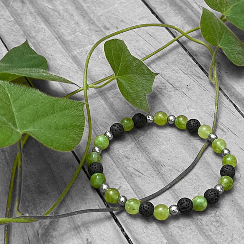 6mm Peridot Diffuser Bracelet